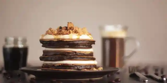 Tasty Pancake Recipe with Espresso Syrup