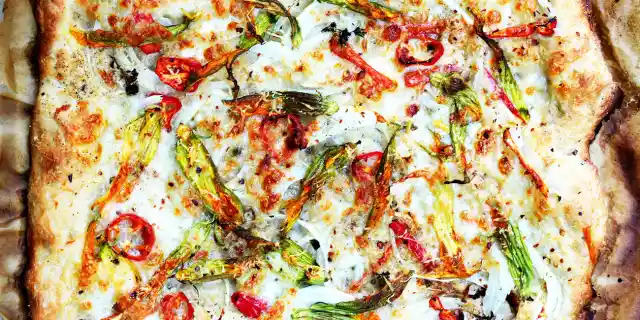 Number Thirty-Three: Squash and Pepper Pizza
