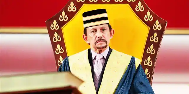 Number Three: Sultan of Brunei Hassanal Bolkiah Mu’izzaddin Waddaulah