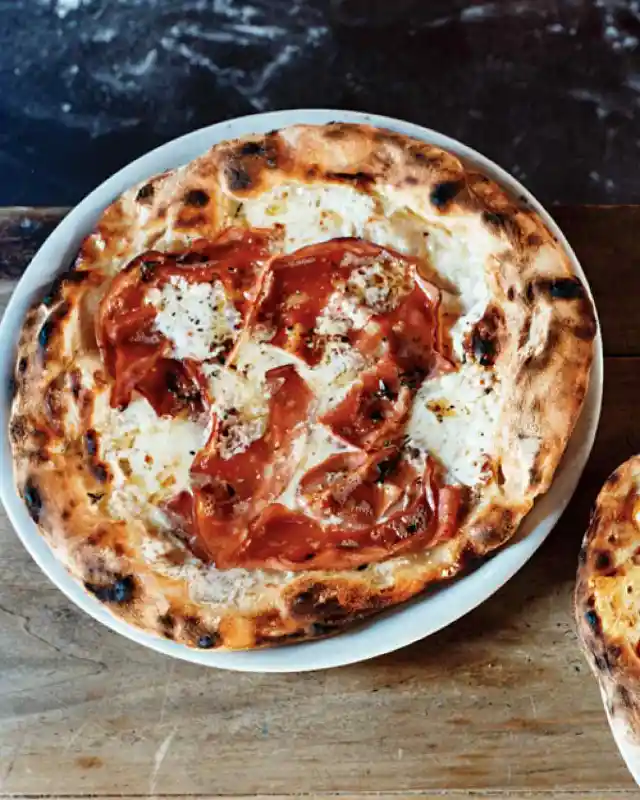 Number Twenty-Eight: Bianco Mortadella Pizza