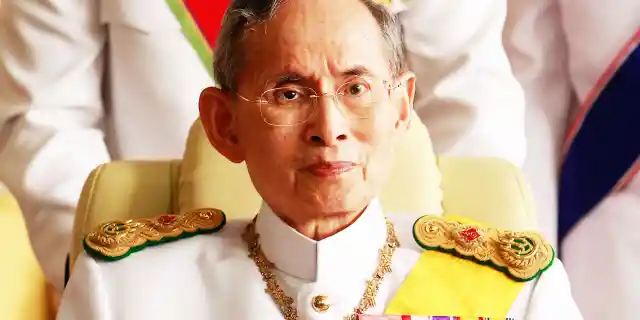 Number One: King Bhumibol Adulyadej of Thailand