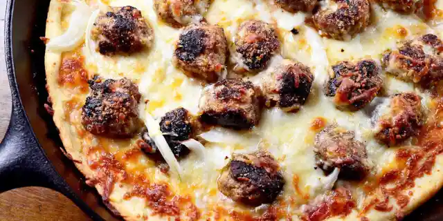 Number Thirty-Nine: Meatball Pizza