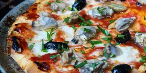 Number Eight: Clam Pizza