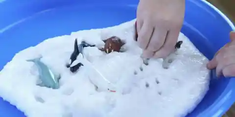 Number Seven: Keep Kids Busy With Snow Slime